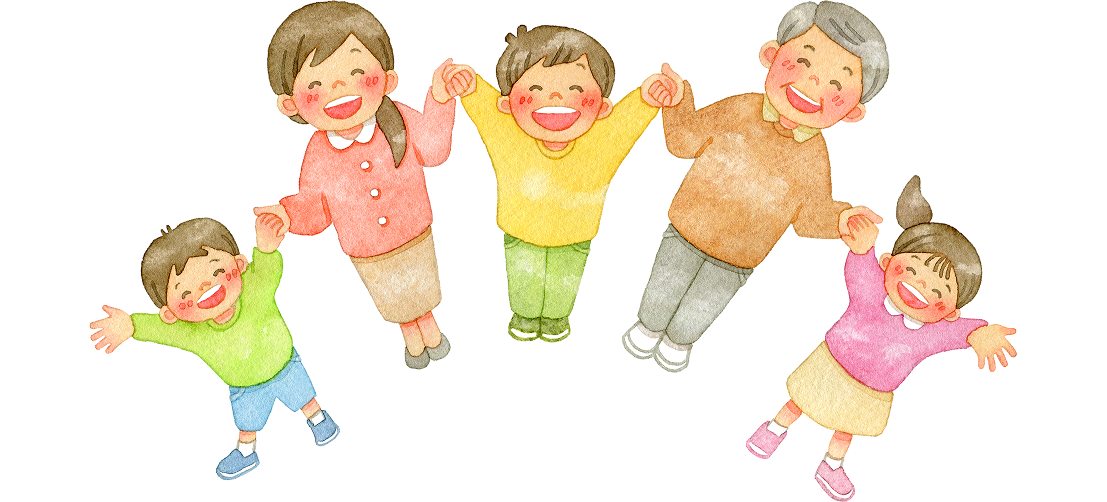 全員の笑顔で日本地図を描いたメインビジュアル